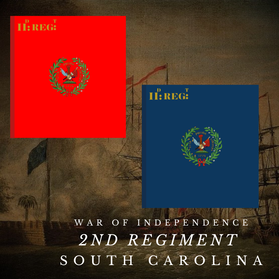 "VITA POTIOR LIBERTAS," - "Liberty rather than life" 2nd South Carolina Flag Sticker/Magnet