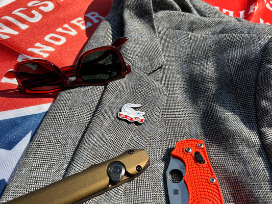 "Let Us Alone" Florida Lapel Pin