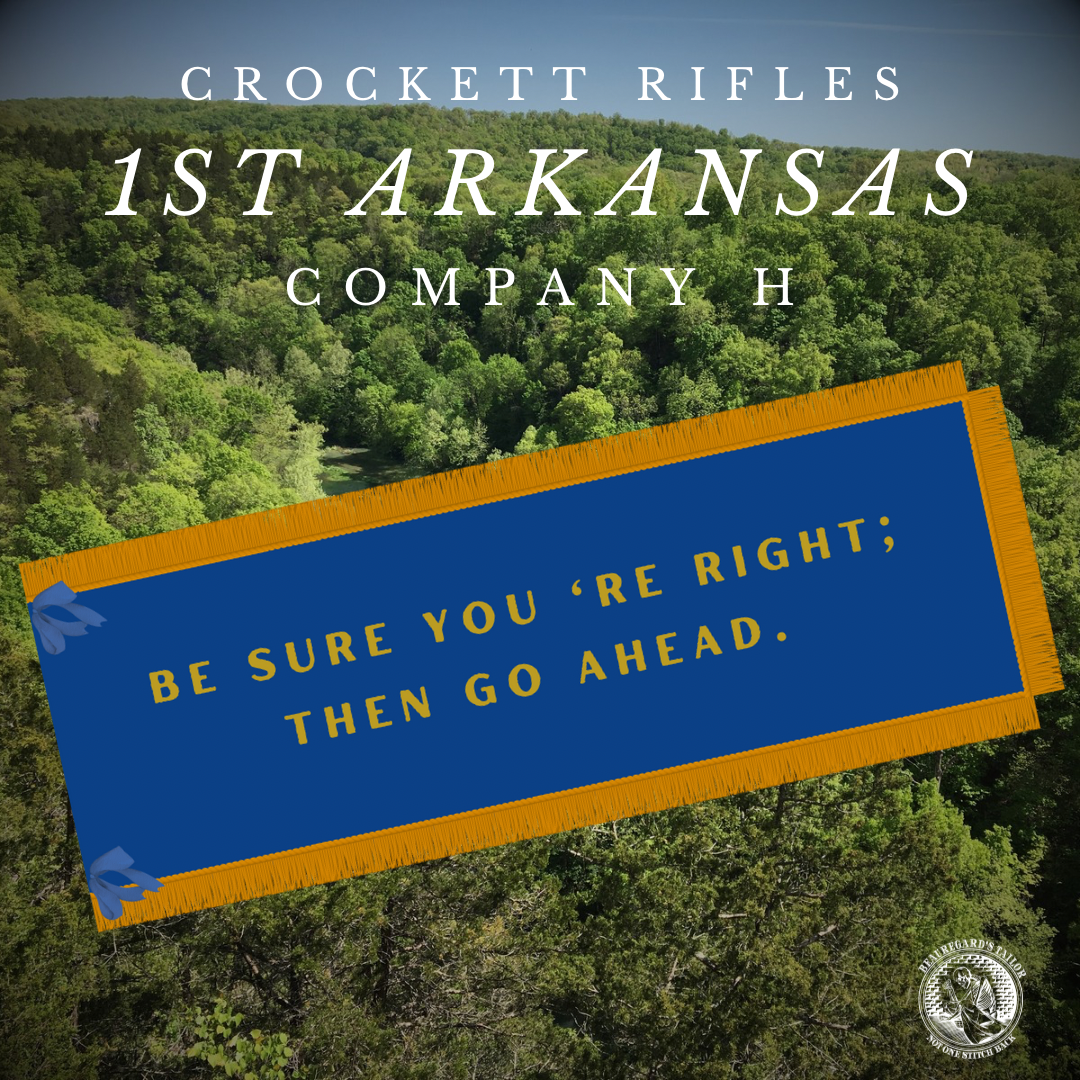 1st Arkansas - Company H - Crockett Rifles Stickers/Magnets