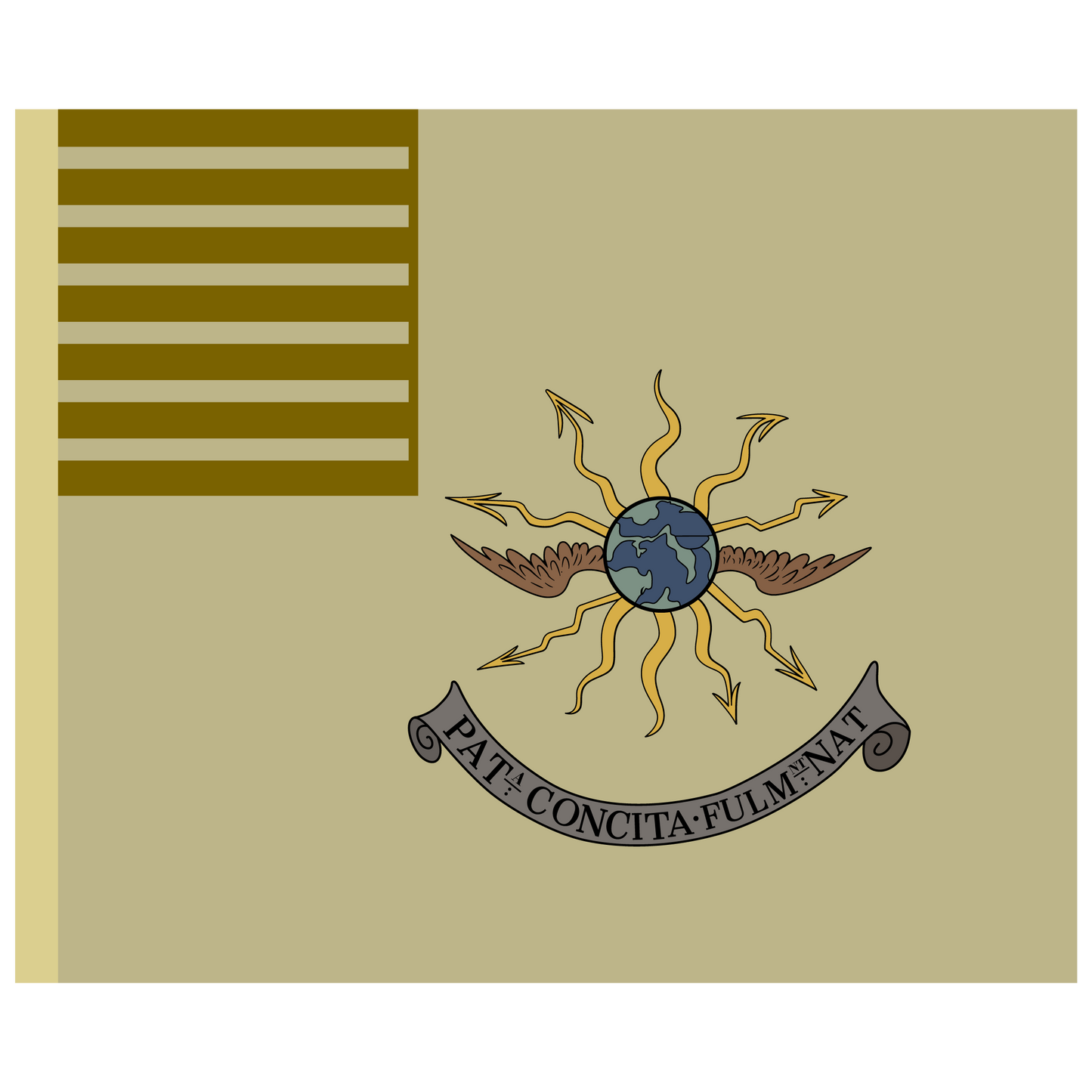 2nd Continental Light Dragoons Guidon Stickers/Magnet