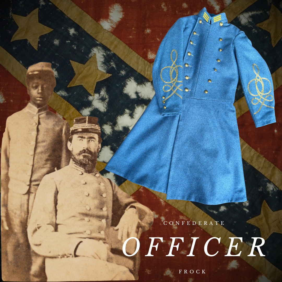 Confederate Officer Frock Coat - Untrimmed Company Grade