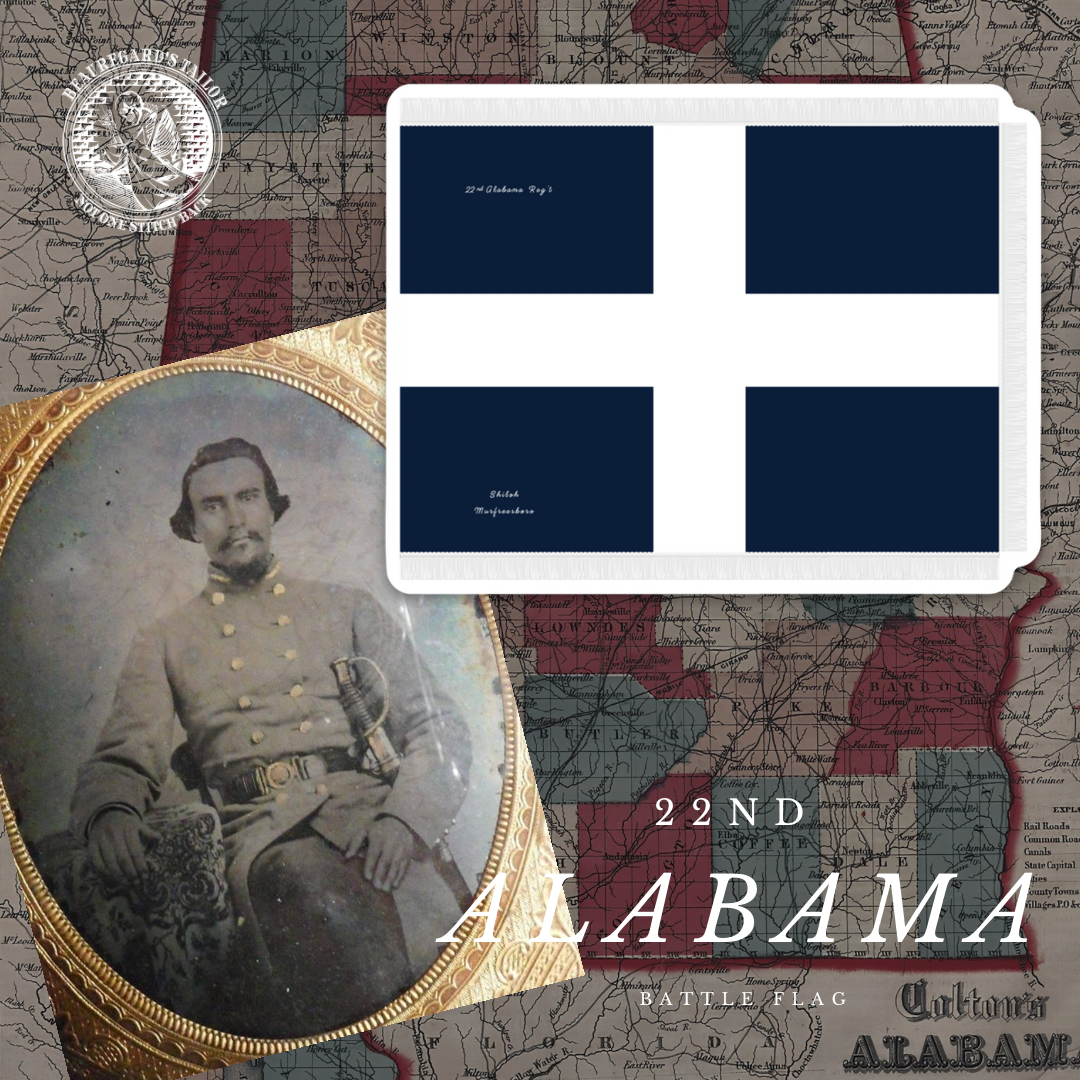 22nd Alabama Flag Stickers