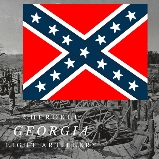 Cherokee Light Artillery Flag Stickers/Magnet