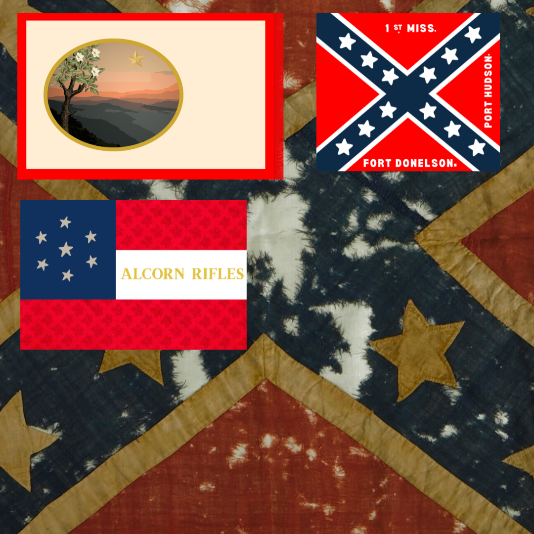 Mississippi Battle Flag Sticker Set