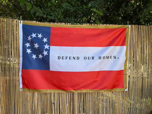 "Defend our homes" Rockingham County Flag