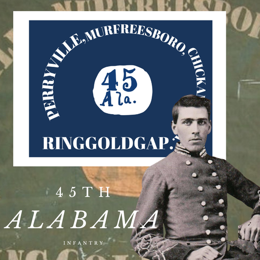 45th Alabama Regimental Colors Sticker/Magnet