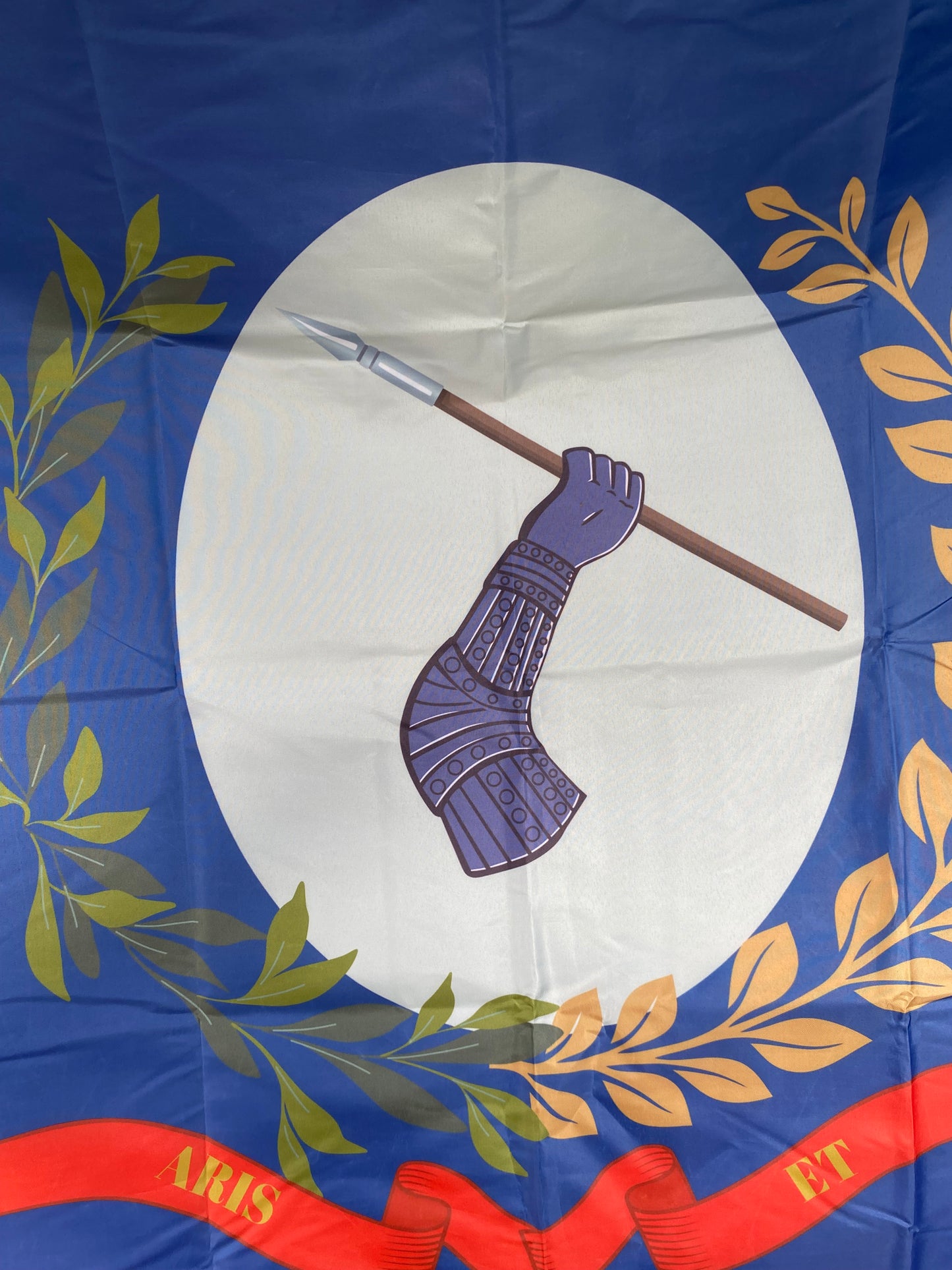 "Pro aris et focis" - "for hearth and home" - 3rd Georgia Regimental House Flag