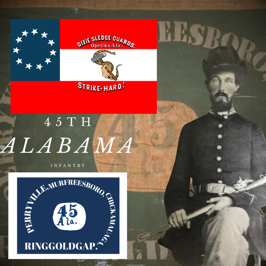 45th Alabama Infantry Sticker/Magnet