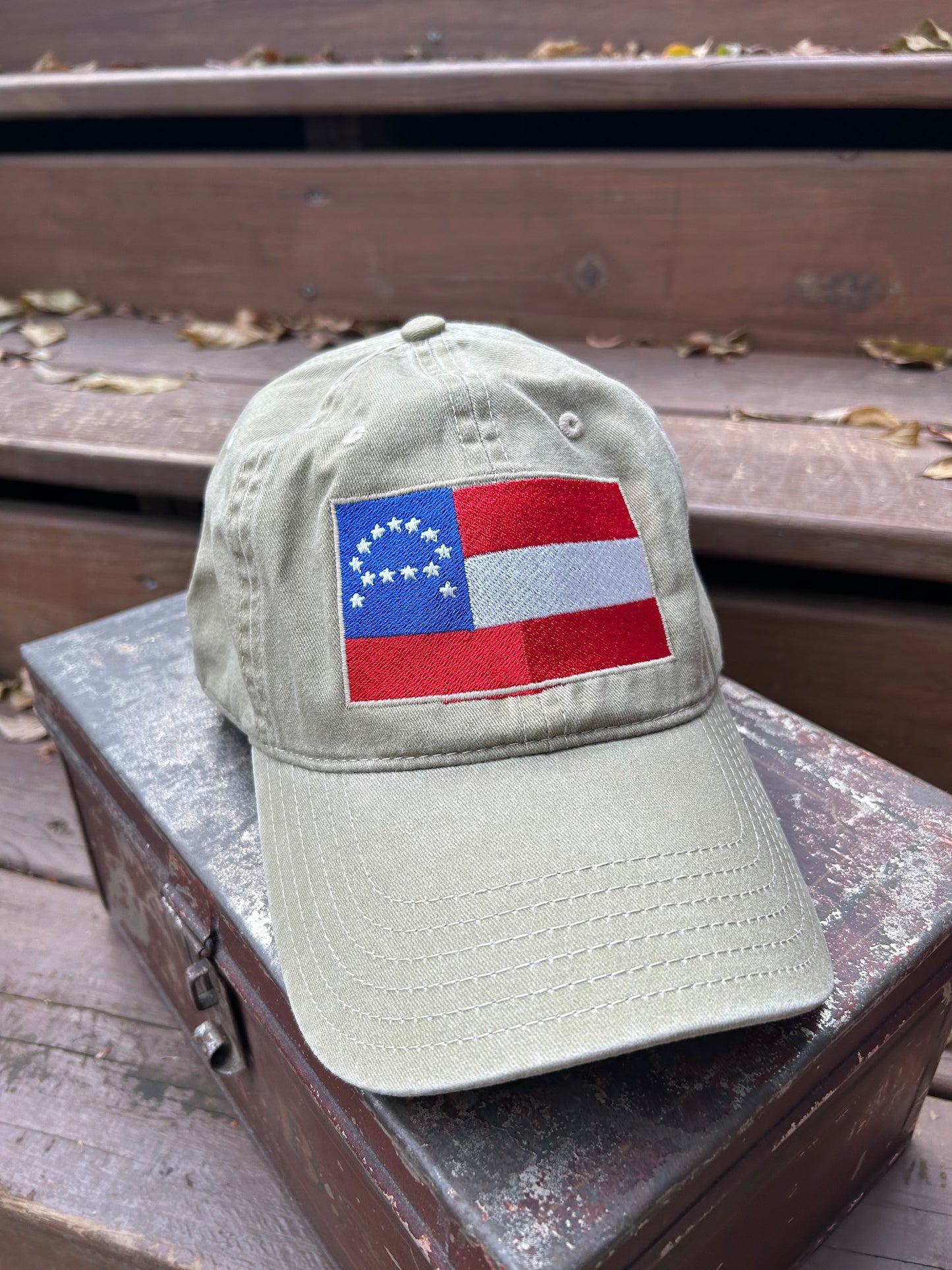 General Robert E. Lee's Headquarters Flag Cap - Close-Out - Embroidery Error