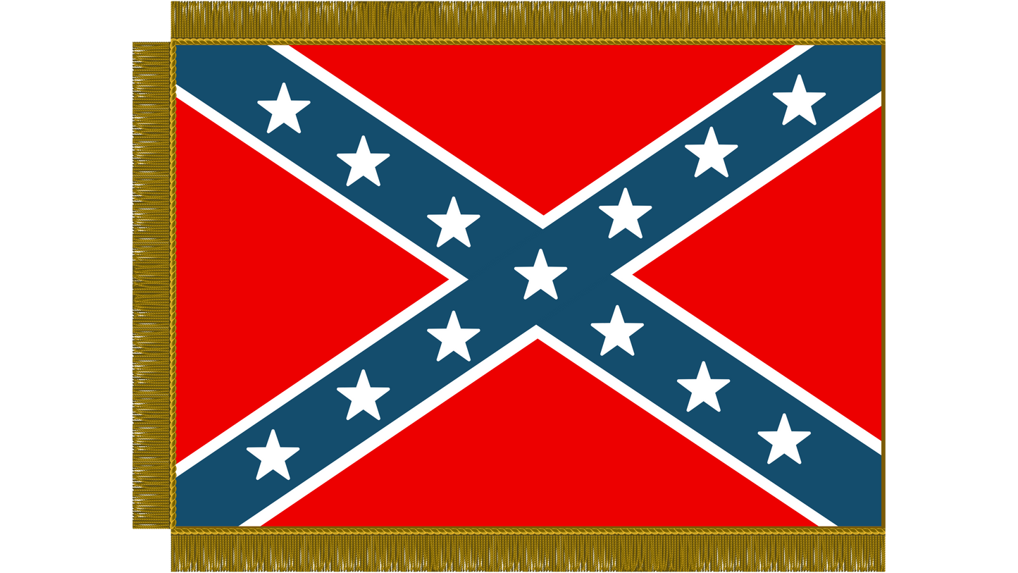 "God and Our Rights" Kilcrease Light Artillery Flag