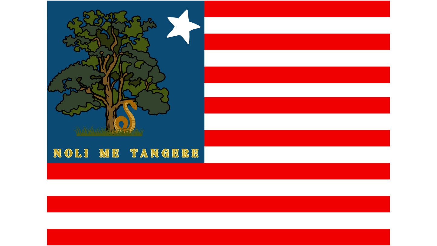 Oxford Mississippi Secession Flag Stickers/Magnet