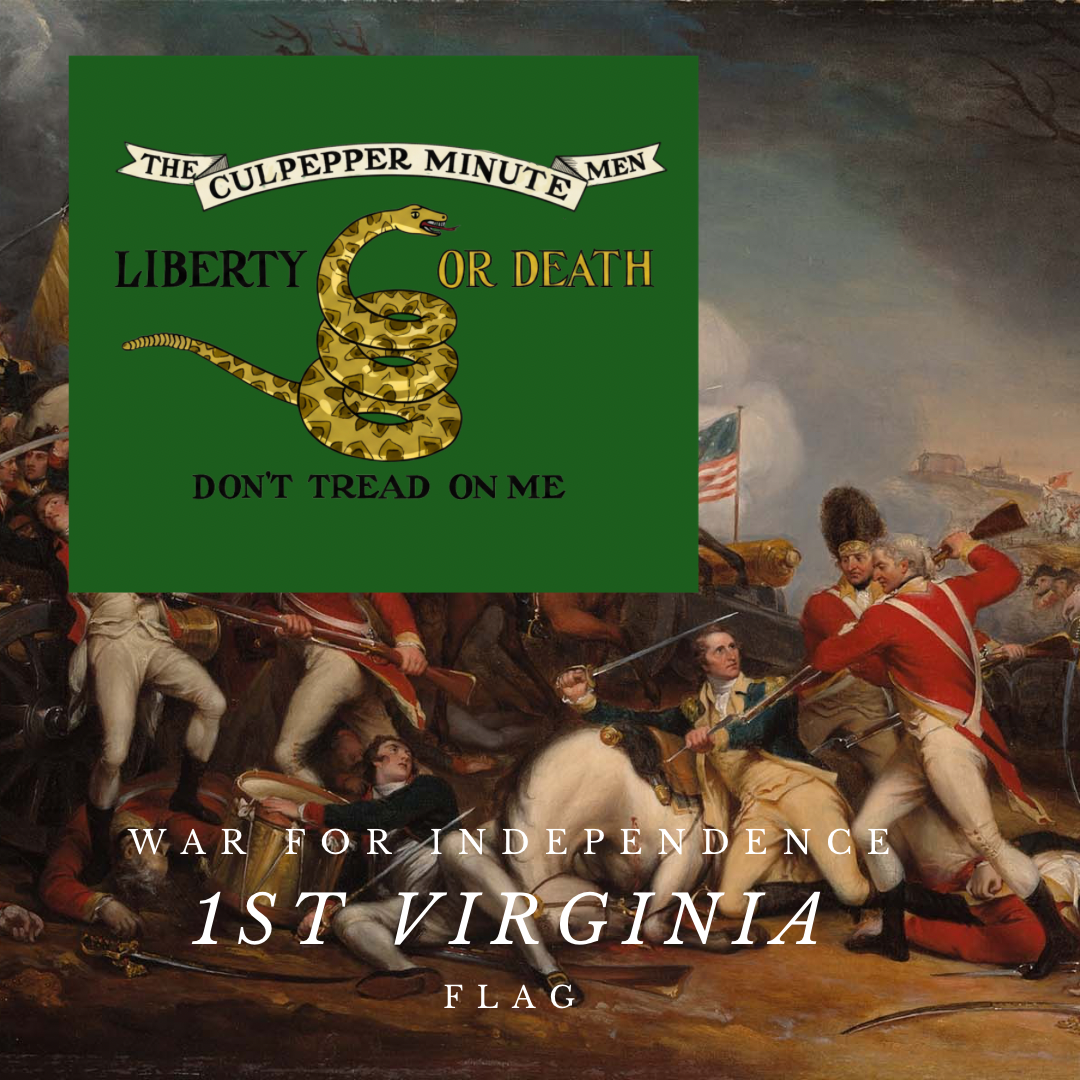 1st Virginia Regiment Flag - 1775 Stickers/Magnet