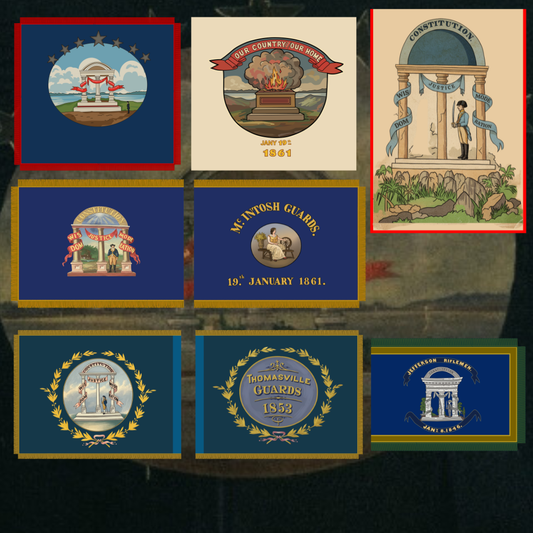 "Empire of the South" - Georgia Sticker Set
