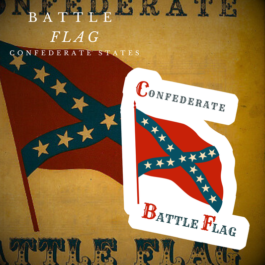 Battle Flag of the South Stickers/Magnet