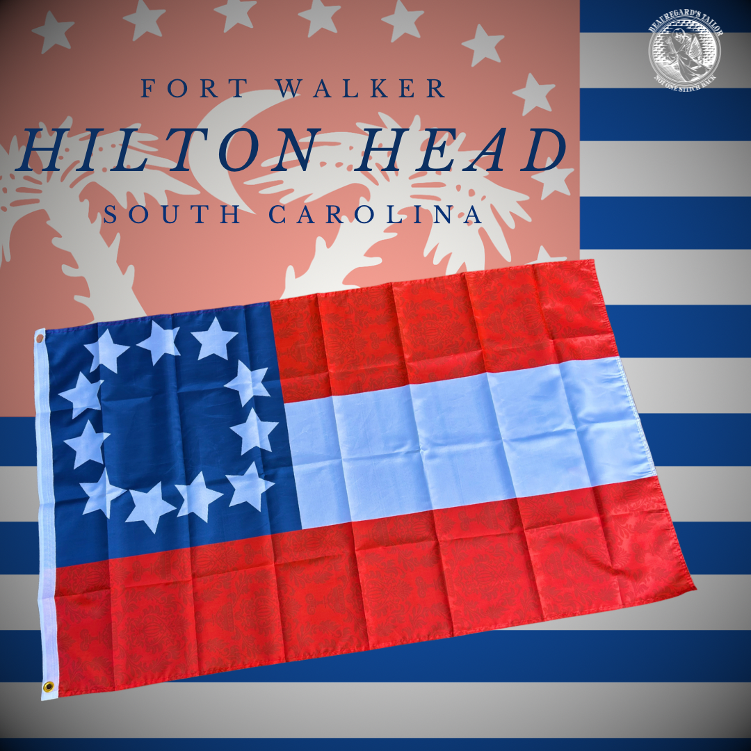 Fort Walker Hilton Head Island 1st National Flag