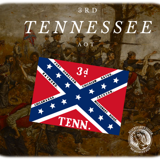 3rd Tennessee Infantry Flag Stickers/Magnets