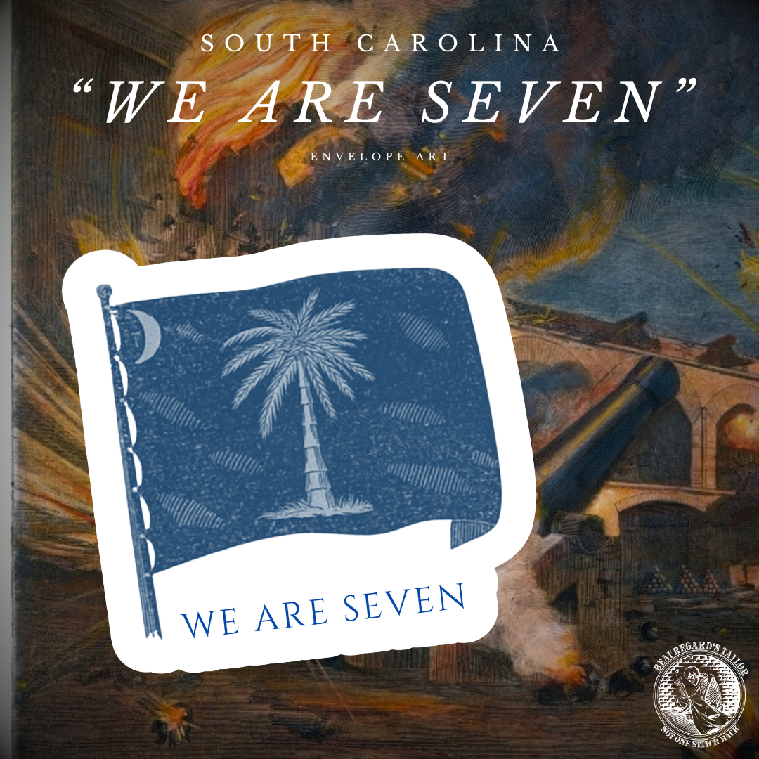 "We are Seven" South Carolina Envelope Stickers