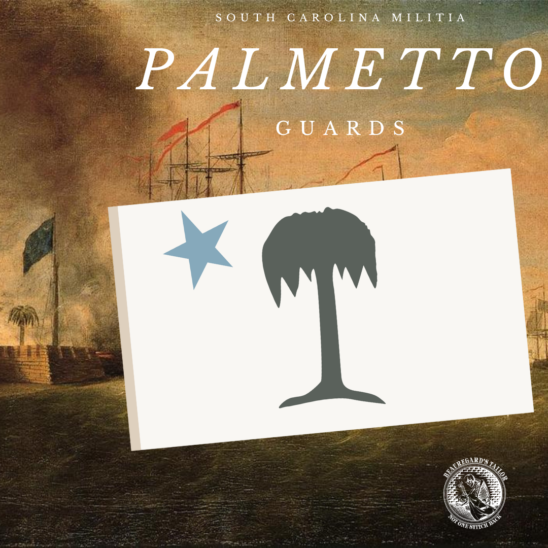 Palmetto Guards "Star" Flag Stickers