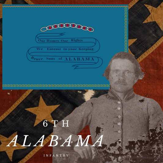 6th Alabama Infantry Flag (Co. E, Hayneville Guards) Stickers