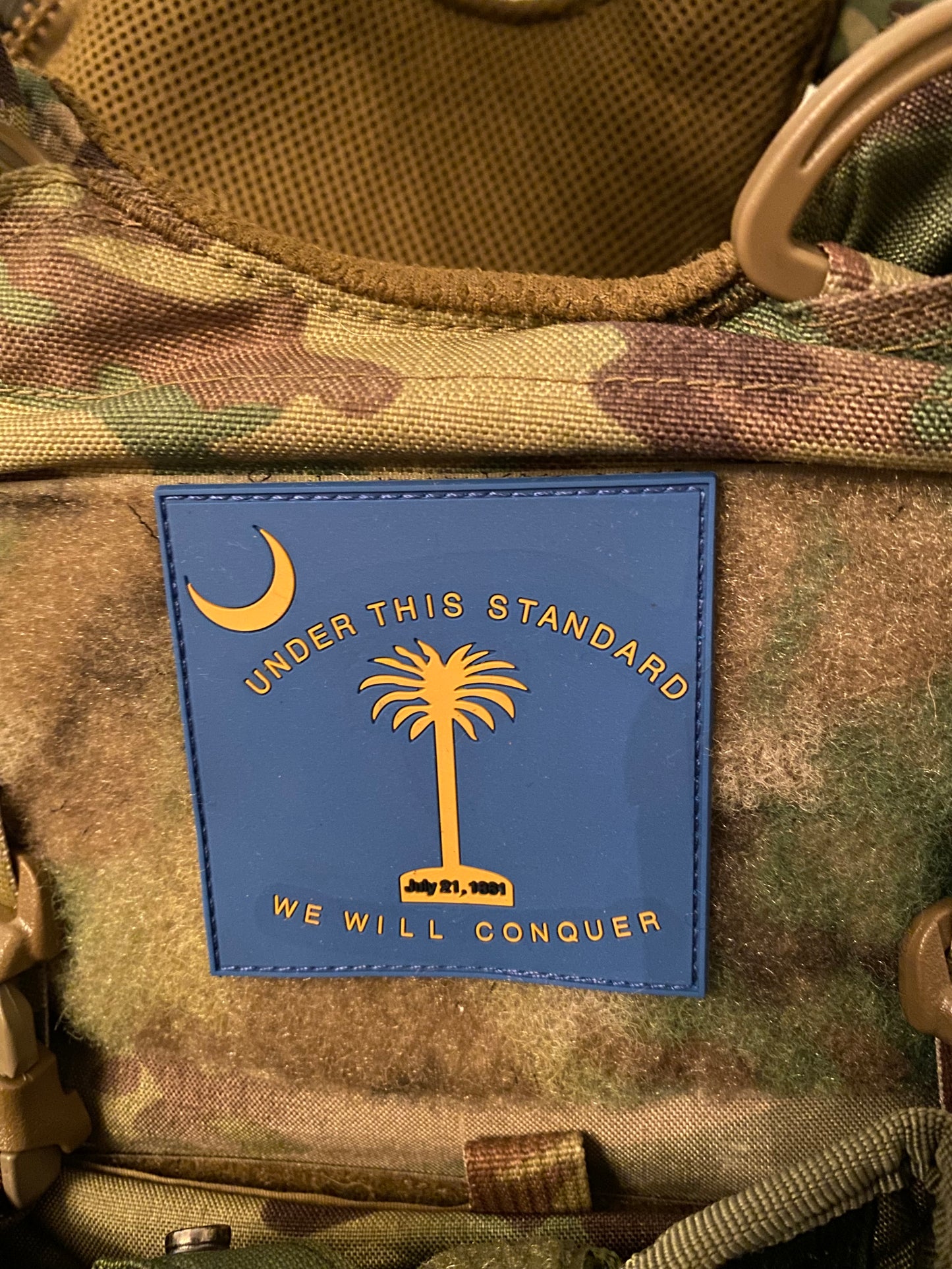 Under This Standard We Will Conquer PVC Morale Patch