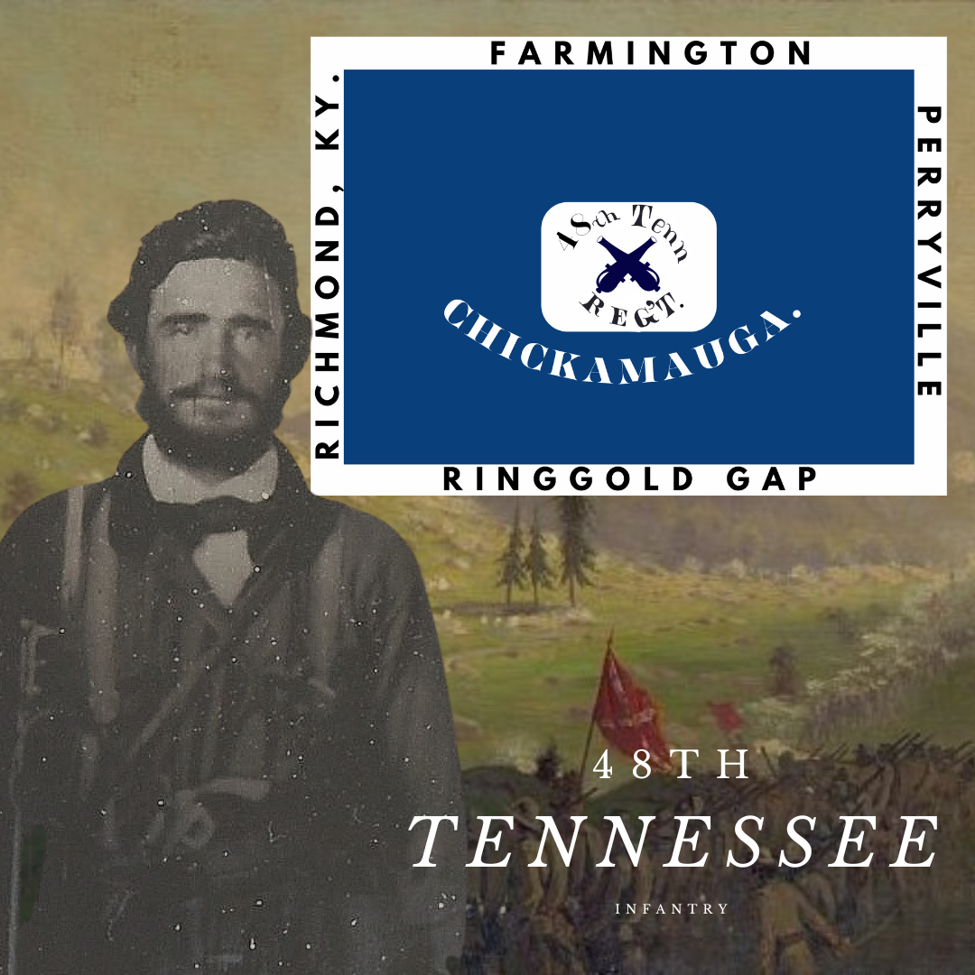 48th Tennessee Infantry Flag Sticker