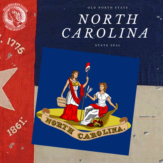 North Carolina State Seal/Coat of Arms Stickers/Magnets