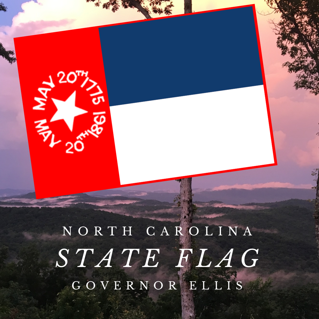 North Carolina - Governor John Ellis Secession Flag Sticker