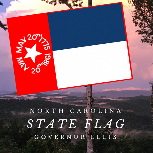 North Carolina - Governor John Ellis Secession Flag Sticker