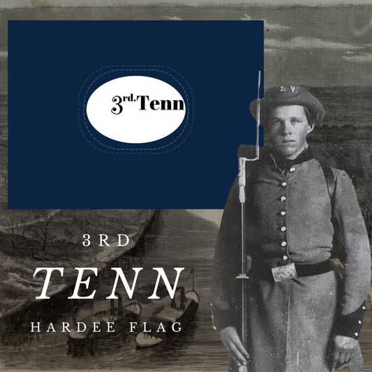 3rd Tennessee Infantry Hardee Flag Stickers/Magnets