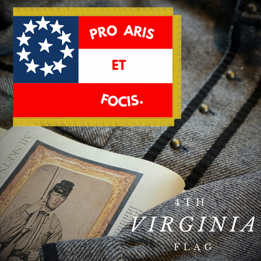4th Virginia Infantry 1st National Flag Stickers