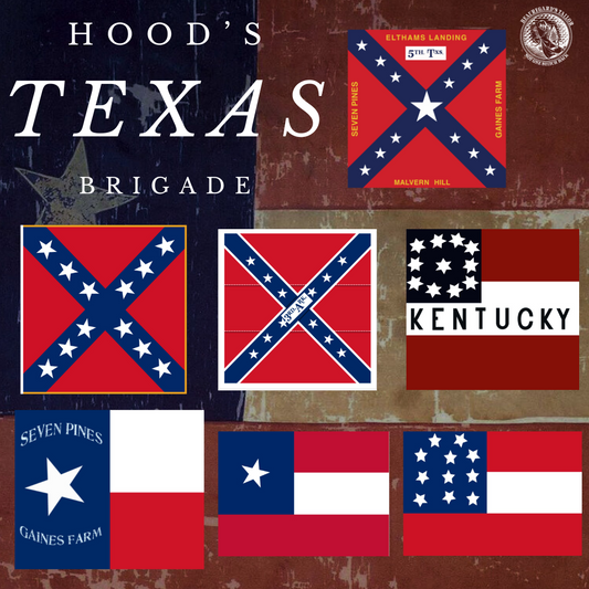 Hood's "Texas Brigade" Sticker/Magnet Set