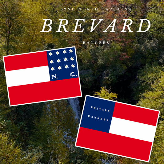 Brevard Rangers - 62nd North Carolina Flag Stickers