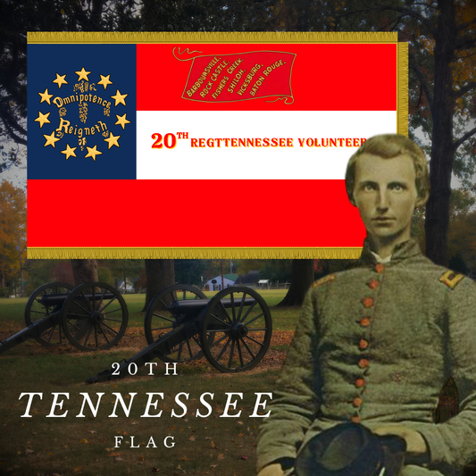 20th Tennessee Infantry Flag Stickers/Magnets