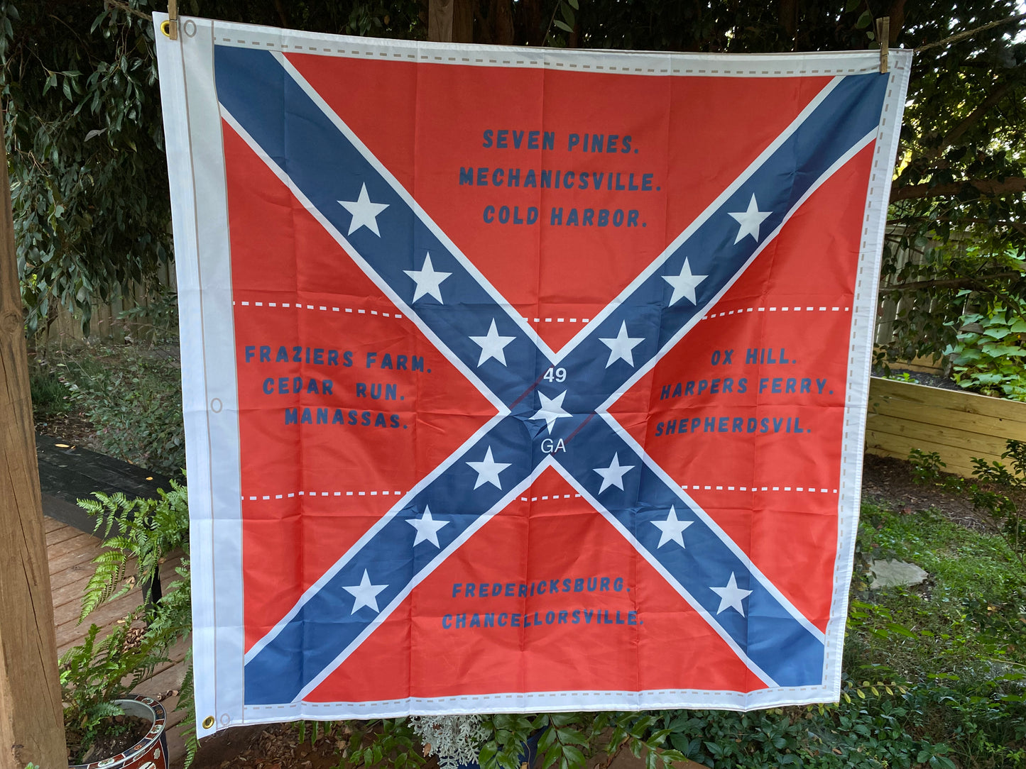 49th Georgia Infantry House Flag