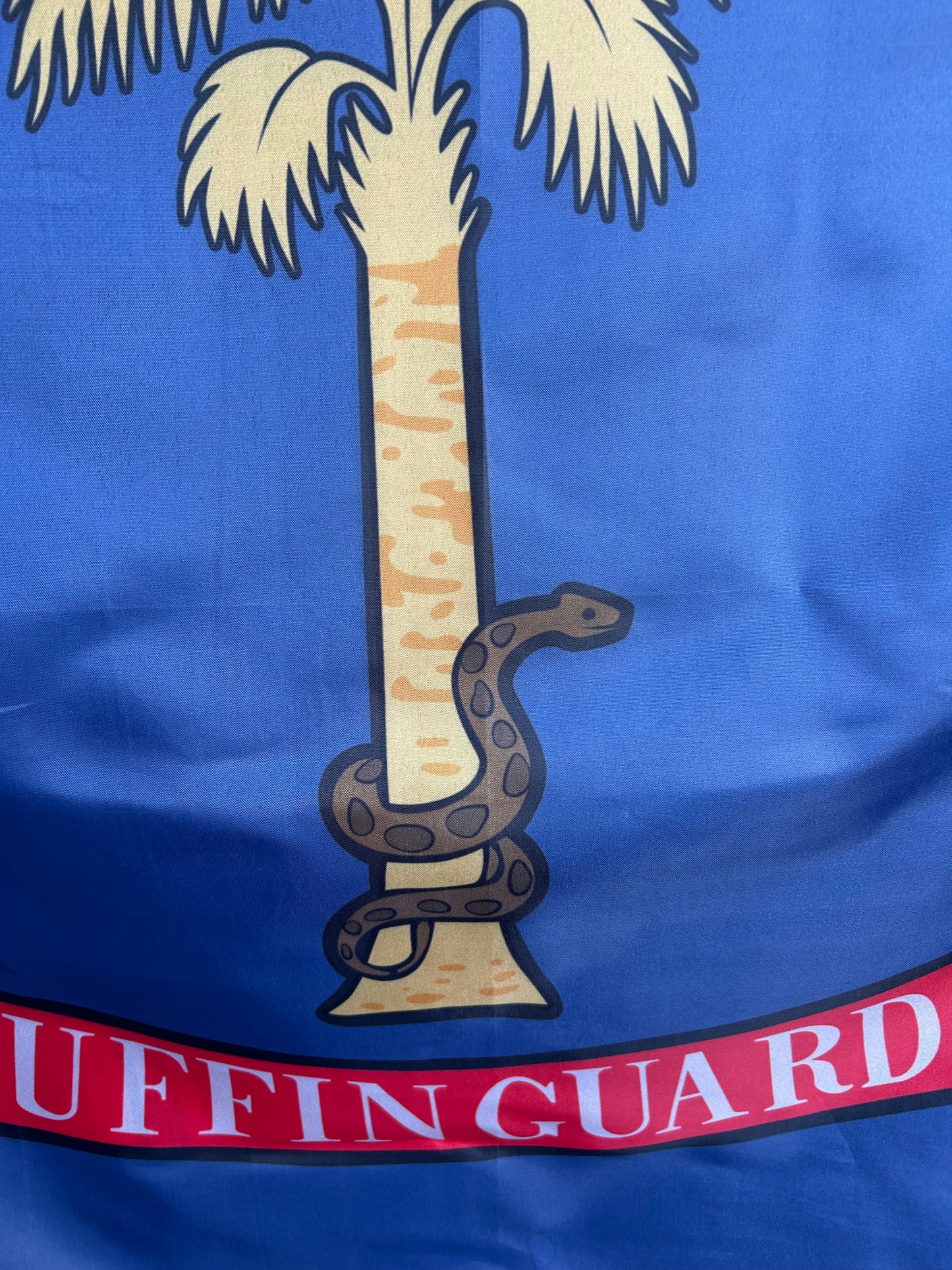 "Southern Rights at All Hazards" 7th South Carolina - Ruffin Guard Flag
