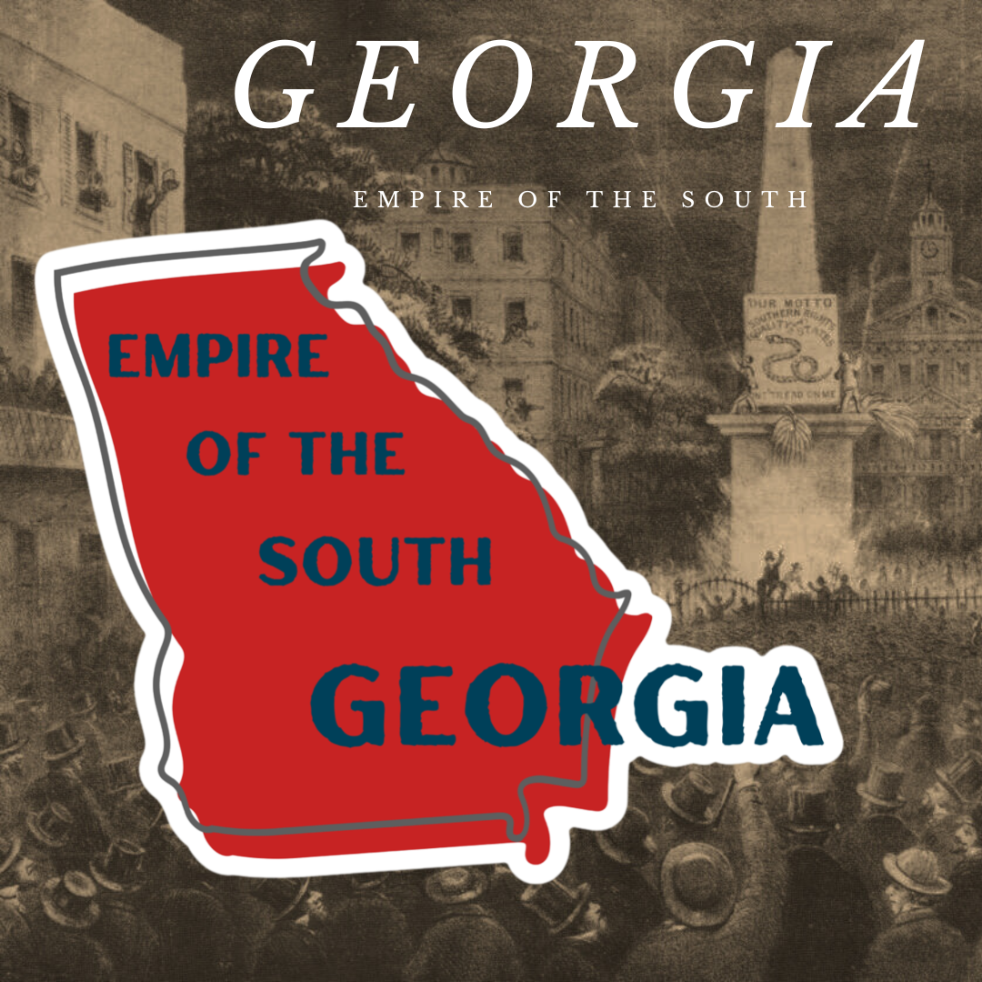 "Empire of the South" Georgia Stickers/Magnet