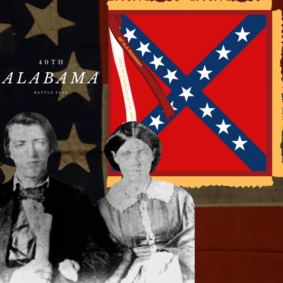 40th Alabama Regimental Colors Stickers