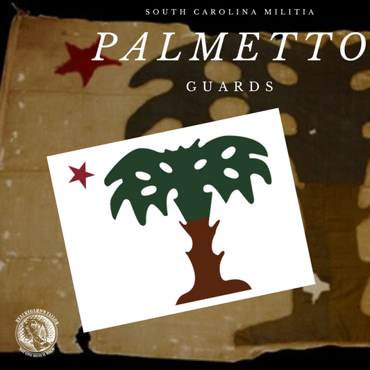 South Carolina Palmetto Guards Flag Stickers