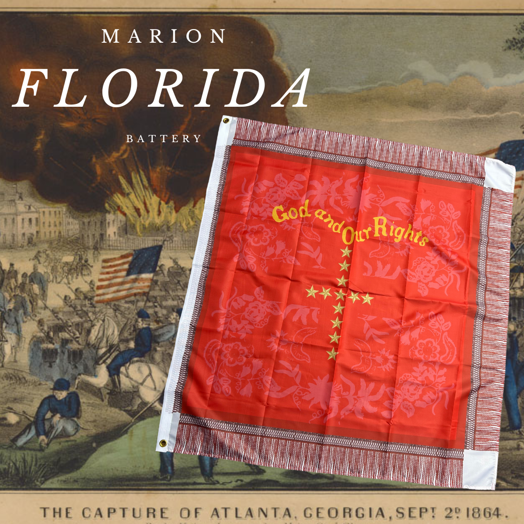 "God and Our Rights" Marion Light Artillery, Florida Battery House Flag