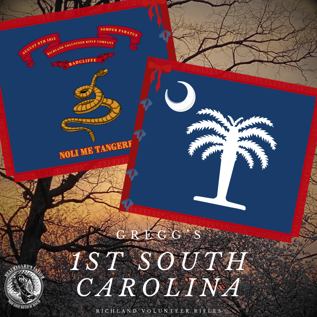 Gregg's 1st South Carolina - Richland Volunteer's Flag