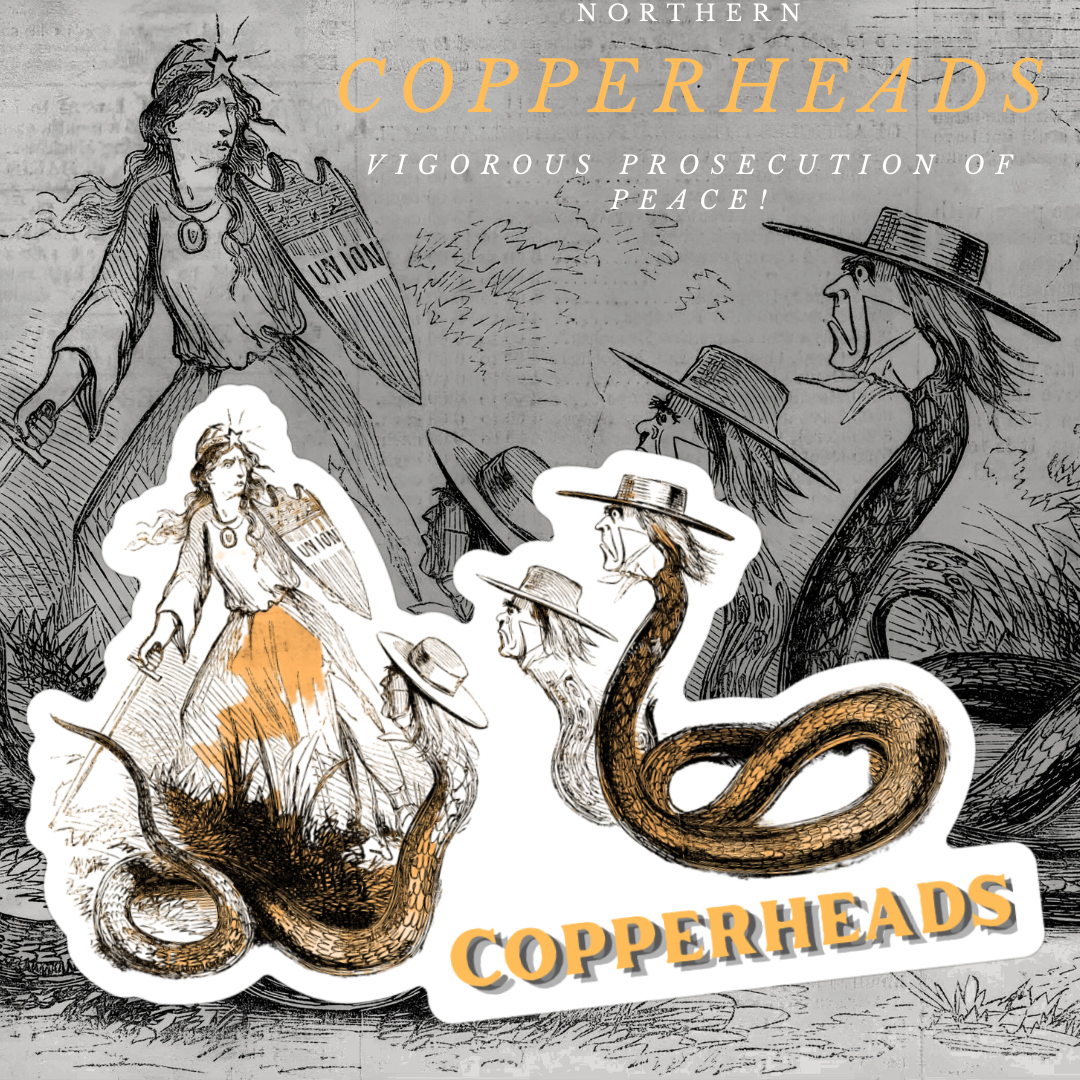 "Copperheads" Stickers/Magnet