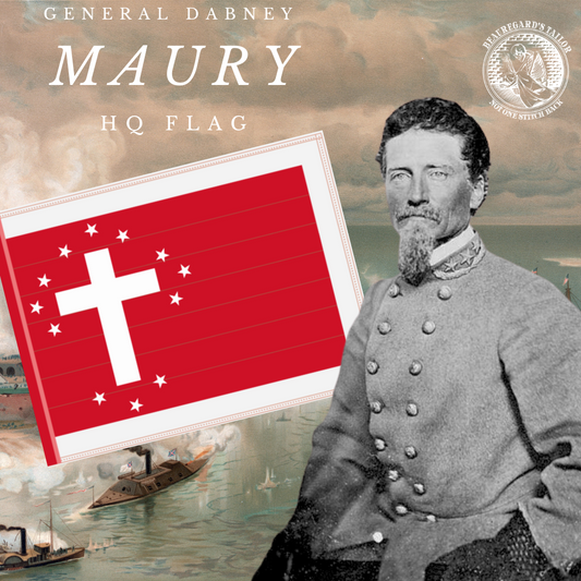 General Dabney Maury Flag Stickers/Magnet