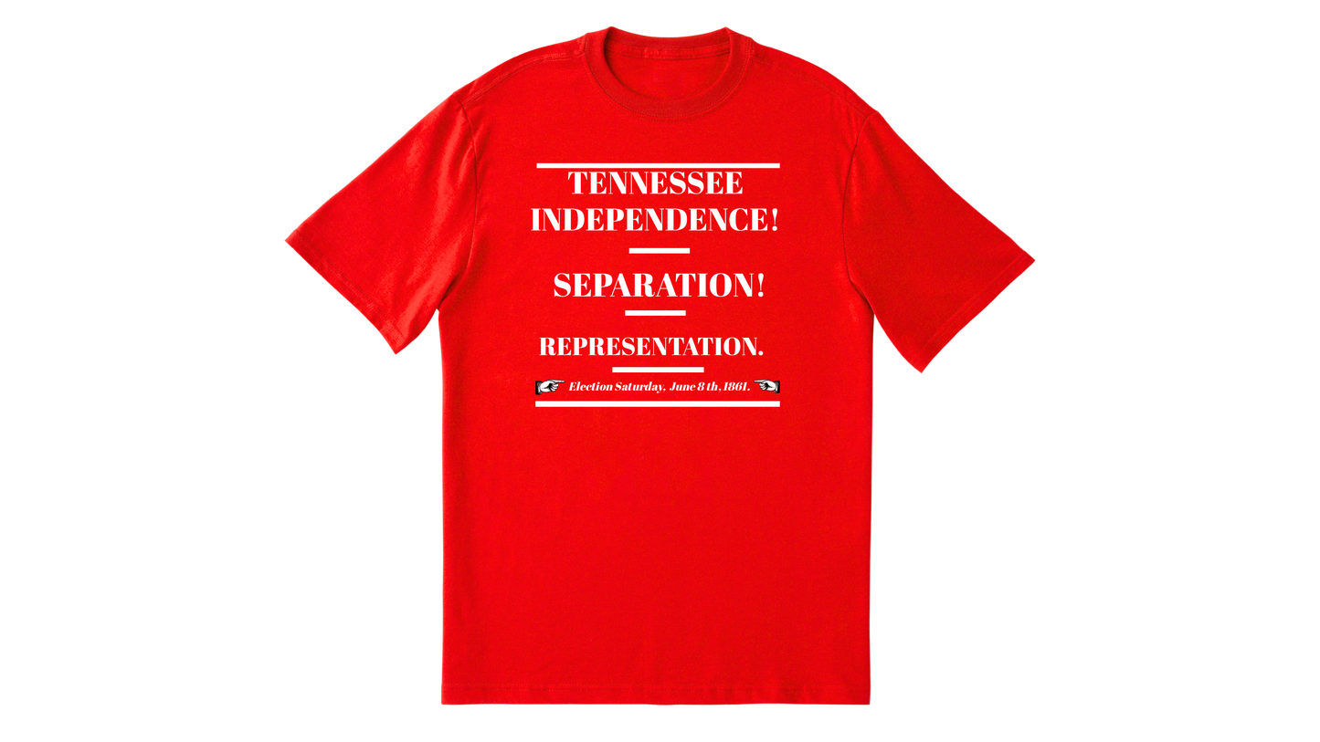 Tennessee Independence! - Secession Vote Newspaper Headline Shirt