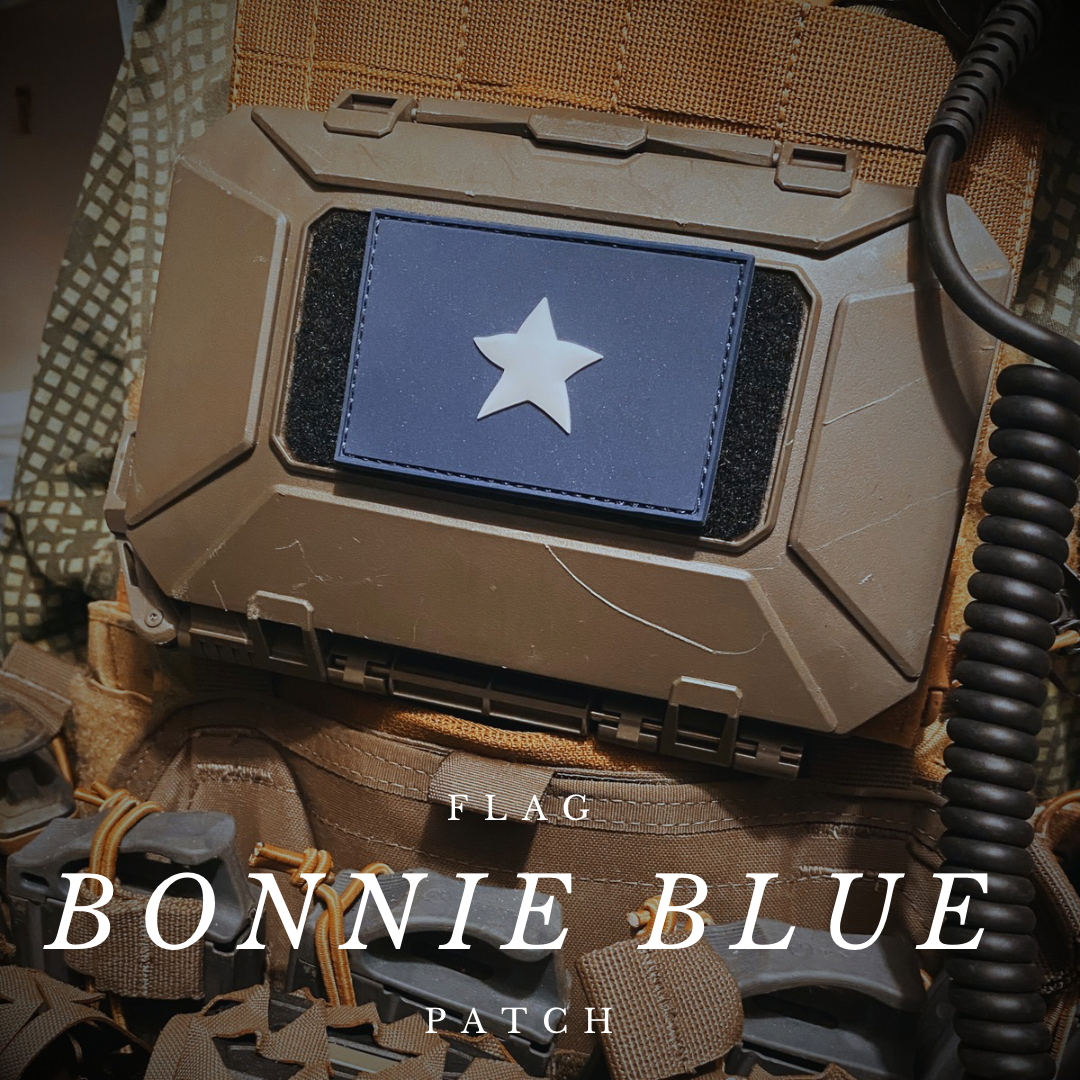 Bonnie Blue Flag PVC Morale Patch