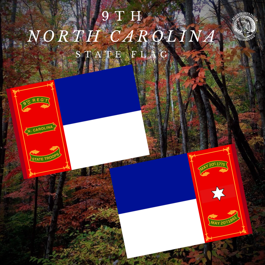 9th North Carolina Infantry Flag Stickers