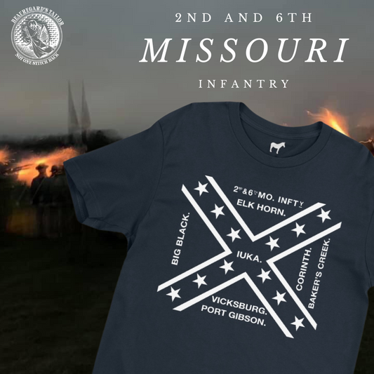 2nd and 6th Missouri Consolidated Infantry Flag Shirt