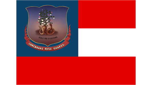 4th Alabama Infantry - Co. D, Canebrake Rifle Guards Flag Stickers