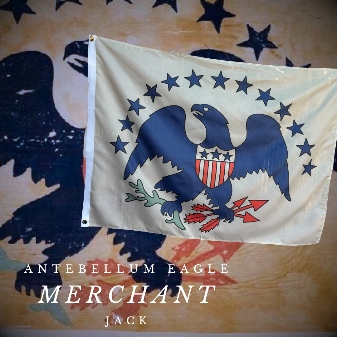 Antebellum - Merchant "Eagle" Jacks Flag