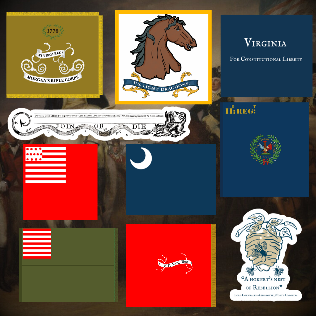 American War for Independence Sticker Set