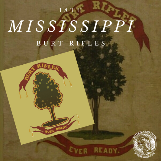 18th Mississippi Regimental Colors Stickers